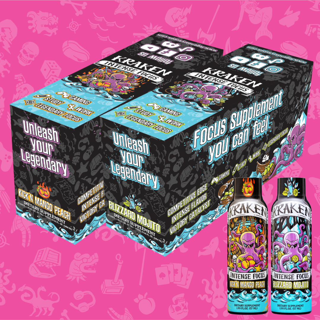 Kraken Intense Focus Legendary Variety 24 shot Bundle Pack