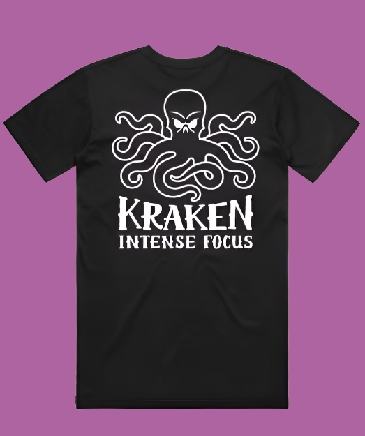 Black Kraken Intense Focus T-Shirt