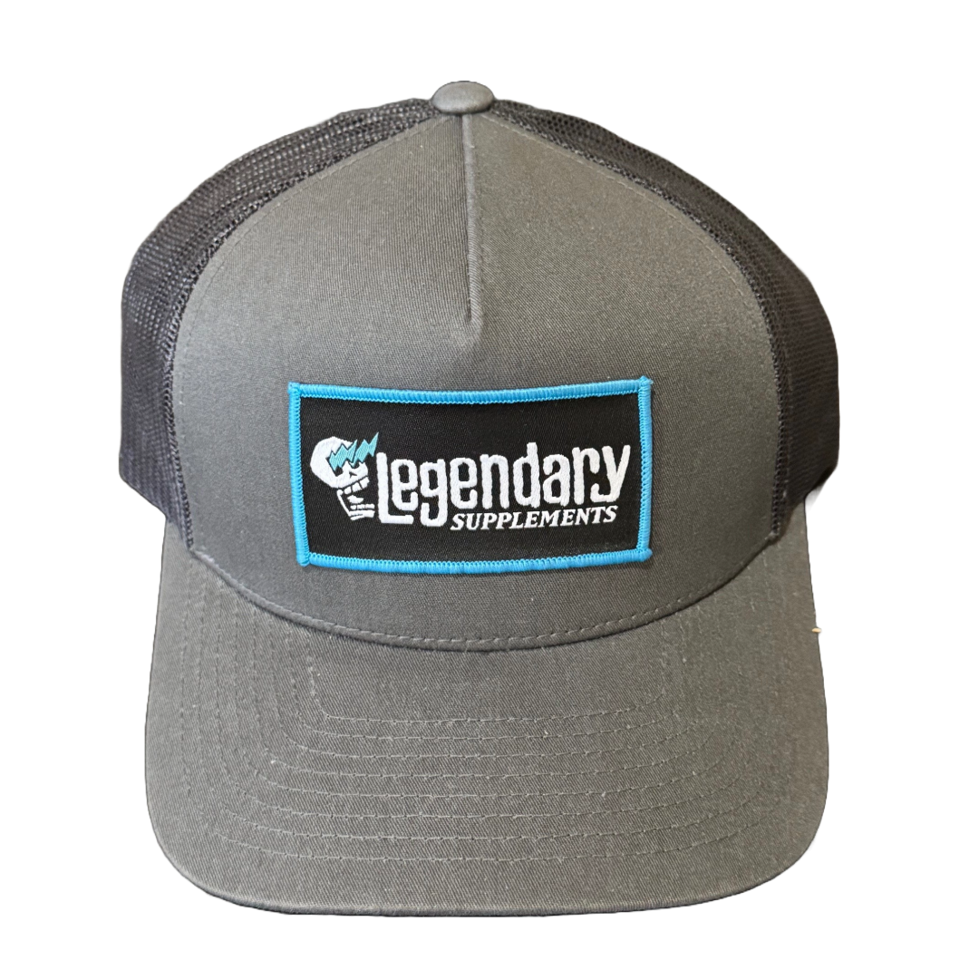 Grey Hat with Legendary Patch