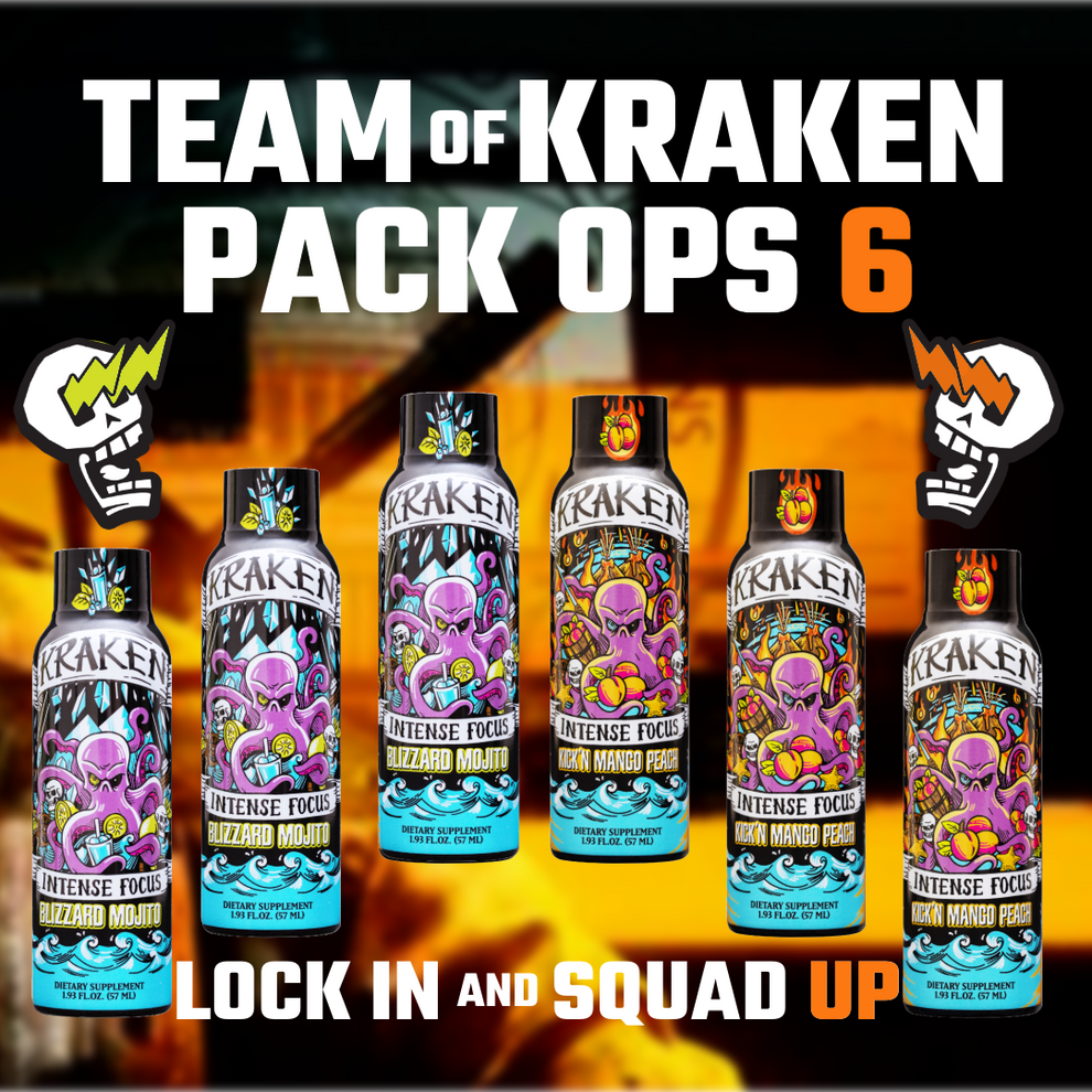 Pack Ops 6 Team Kraken (Mixed Flavors) Legendary Supplements