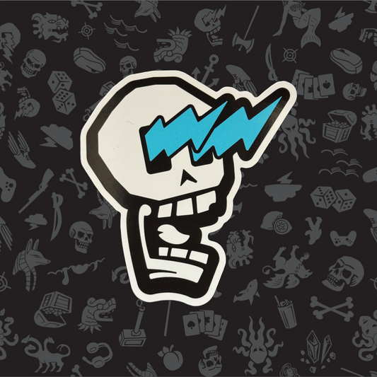 Legendary Supplements Skull Sticker