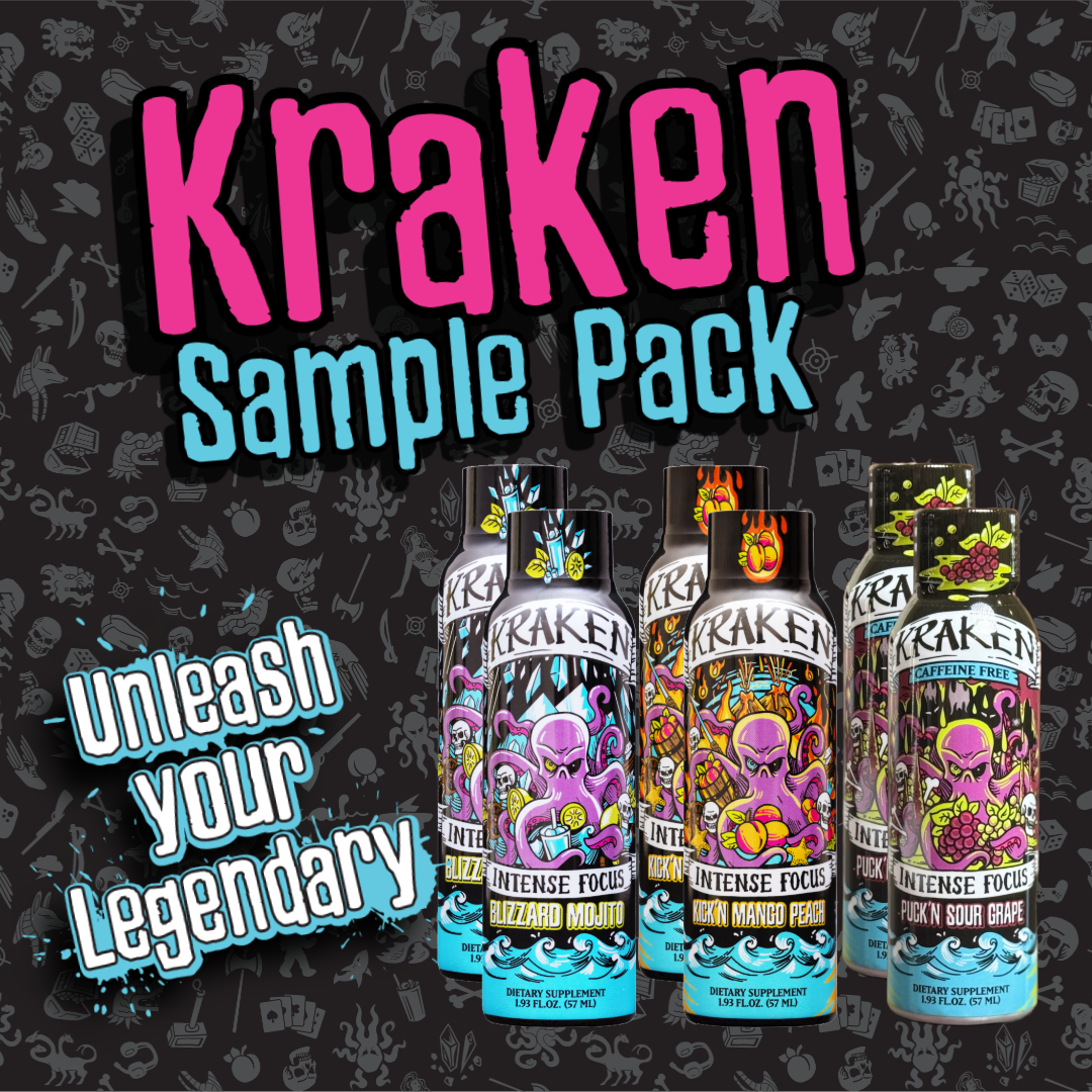 New Sample 6 Pack Kraken Intense Focus